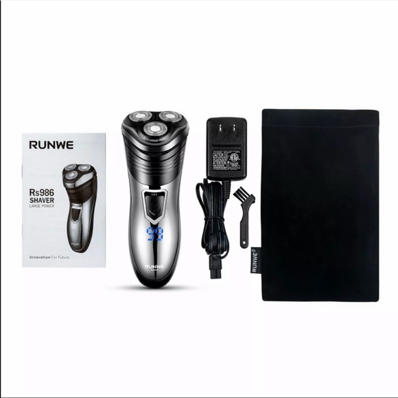 🎁 LAST 1! RUNWE Men Electric Razor Beard Trimmer Shaver - Picture 2 of 10